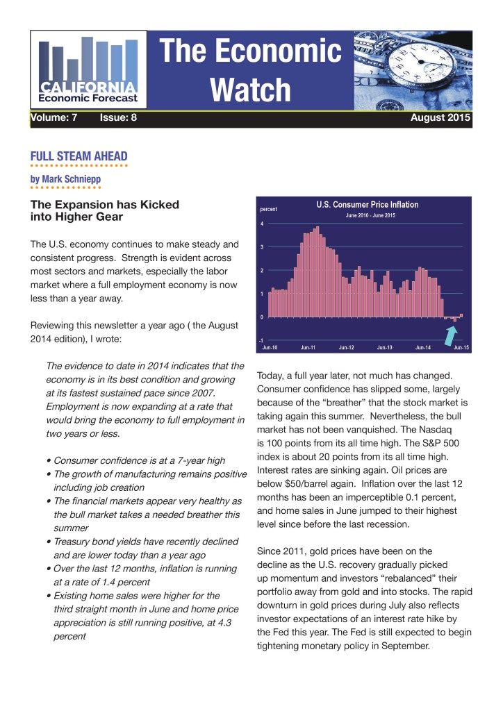 The Economic Watch - August 2015