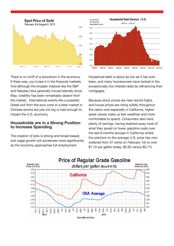 The Economic Watch - August 2015